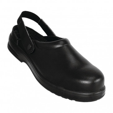 Lites Unisex Safety Clogs Black 43