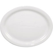 Oval Plate, 200mm (8") wide. Box quantity 12.