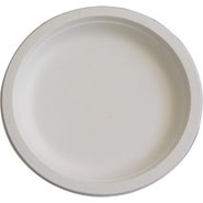 Biodegradable Plate, Dimensions: 171mm (6.75"). Box quantity:125.