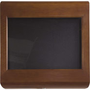Menu Display Case, Brown. Two x A4 Pages.
