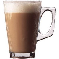 Glass Latte Mug, 8.66oz. 250ml. 11.1cm high. Box quantity 12.