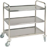 Clearing Trolley, 3 tier. Size: 810 x 455 x 855mm.