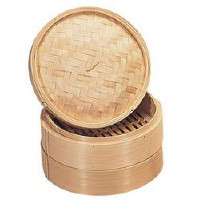 Bamboo Steamer, 8" diameter