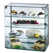 Lincat Seal Ambient Glass Cabinet, 4 shelves. Sliding rear doors. Model: GC46D.