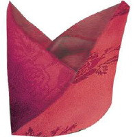 Roslin Woven Rose - Burgundy, Napkin. 559 x 559mm.Pack 10.