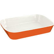 Orange Roasting Dish, 356(w) x 247(d) x 66(h)mm