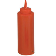 Squeeze Sauce Bottle, Red. Capacity: 35oz.