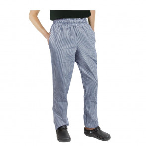 Chef Works Unisex Easyfit Chefs Trousers Small Blue Check 2XL