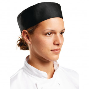 Whites Chefs Skull Cap Black 24in