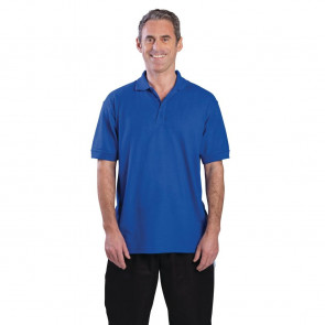 Unisex Polo Shirt Royal Blue S