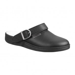 Abeba Leather Clog Black Size 37