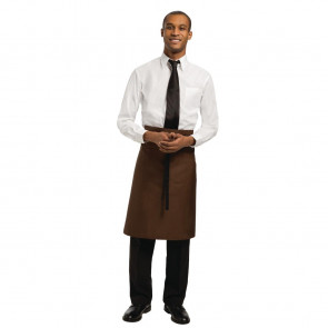 Uniform Works Regular Bistro Apron Chocolate