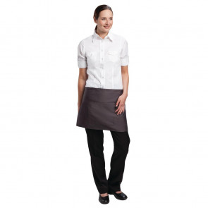 Uniform Works Short Bistro Apron Charcoal