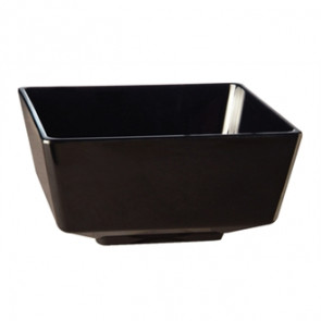 APS Float Black Square Bowl 10"