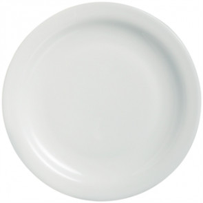 Arcoroc Opal Hoteliere Narrow Rim Plates 236mm