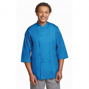Colour By Chef Works Unisex Chefs Jacket Blue M
