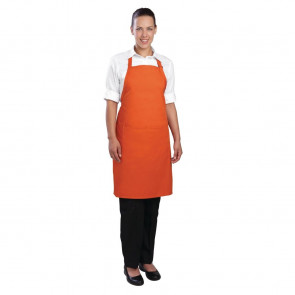 Colour by Chef Works Bib Apron Orange