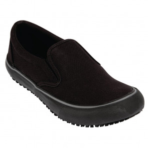 Shoes For Crews Mens Coated Canvas Slip On 46