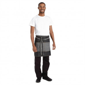 Chef Works Urban Manhattan Half Bistro Apron Black