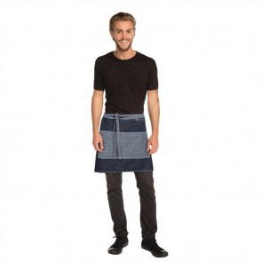 Chef Works Urban Manhattan Half Bistro Apron Indigo