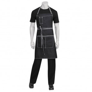 Chef Works Urban Bronx Bib Apron Black