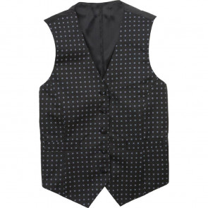 Uniform Works Unisex Dot Waistcoat Blue 2XL