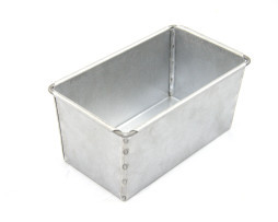 800g Open Loaf Bread Tin Single - Alusteel