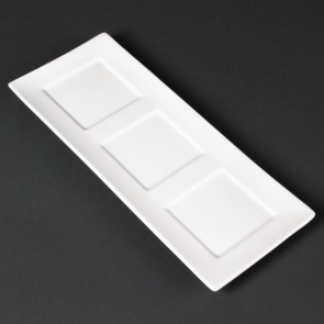 Lumina Fine China Platters 300x 120mm