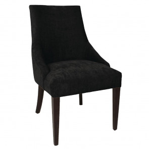 Bolero Black Finesse Dining Chairs (Pack of 2)