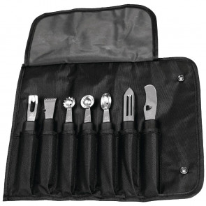 Vogue 7 Piece Professional Garnishing Tool Set