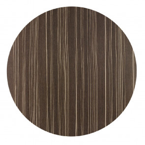 Werzalit Round Table Top Safari Brown 600mm