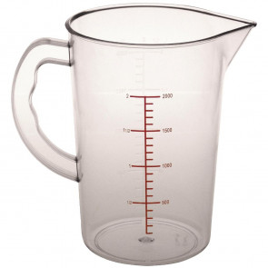 Vogue Polycarbonate Measuring Jug 2Ltr