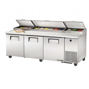 True 3 Door Pizza Prep Table TPP-93