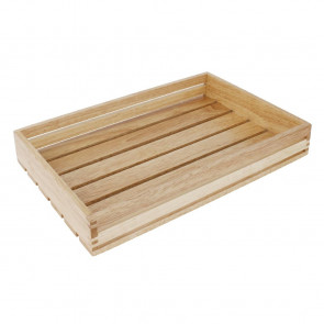 Olympia Low Sided Wooden Crate