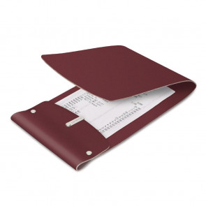 DAG Bonded Leather Bill Presenter Bordeaux