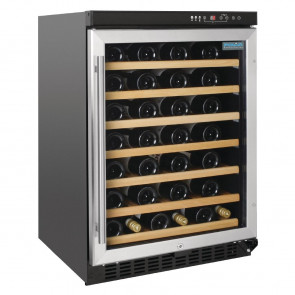 Polar Undercounter Wine Cooler with Stainless Steel Door 54 bottles