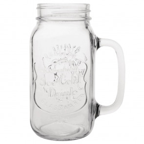 Olympia Handled Mason Jar 700ml