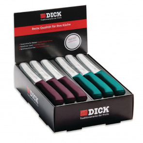 Dick Counter Top 40 Piece Utility Knife Box Purple and Turquoise