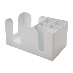 Beaumont Bar Caddy White