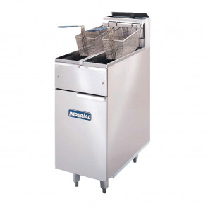 Imperial Twin Tank Twin Basket Natural Gas Fryer IFS-2525