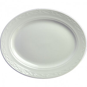 Churchill Chateau Blanc Oval Plates 355mm