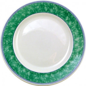 Churchill New Horizons Marble Border Classic Plates Green 165mm