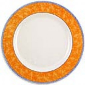 Churchill New Horizons Marble Border Classic Plates Orange 280mm