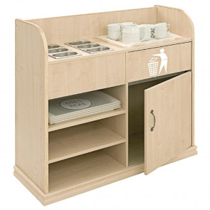 Deluxe Condiment Unit Maple