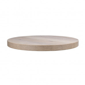 Durolight Round Table Top Natural Vintage Effect 600mm