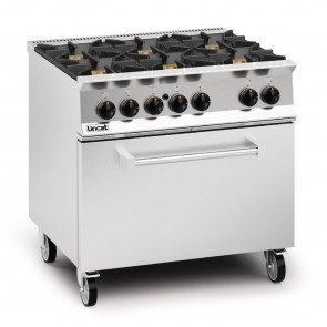 Lincat Opus 800 Propane Gas 6 Burner Range with Drop Down Door OG8002/P