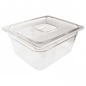 Rubbermaid Polycarbonate 1/2 Gastronorm Container 150mm Clear
