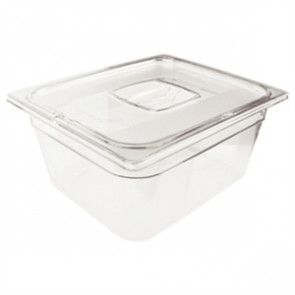 Rubbermaid Polycarbonate 1/2 Gastronorm Container 200mm Clear