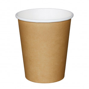 Fiesta Disposable Brown Hot Cups 225ml x1000