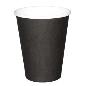 Fiesta Disposable Black Hot Cups 225ml x50